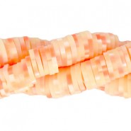 Abalorios polímero Heishi 6mm - Fresh salmon orange